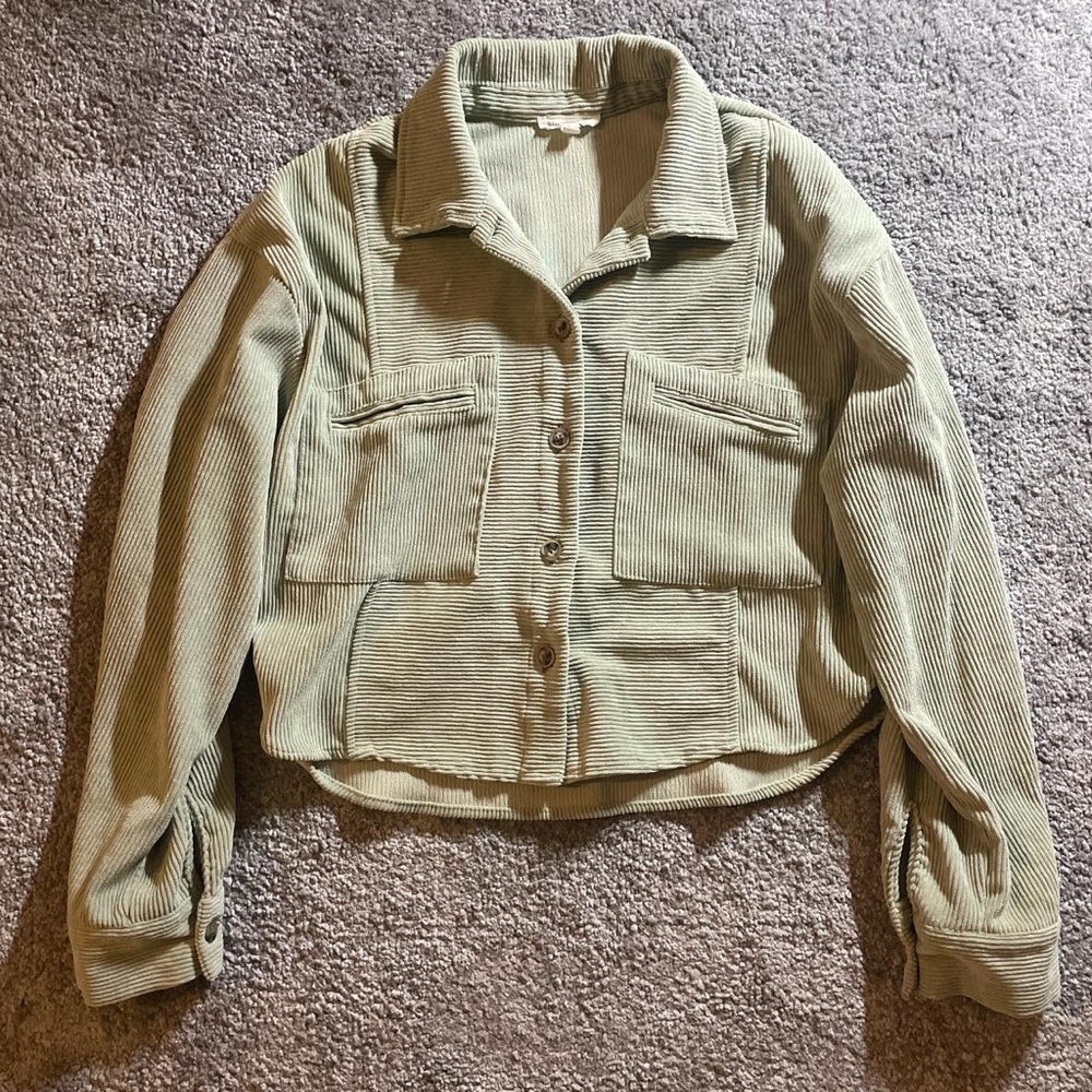 Blu Pepper Olive Utility Jacket